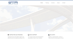 Desktop Screenshot of dtm-solutions.com